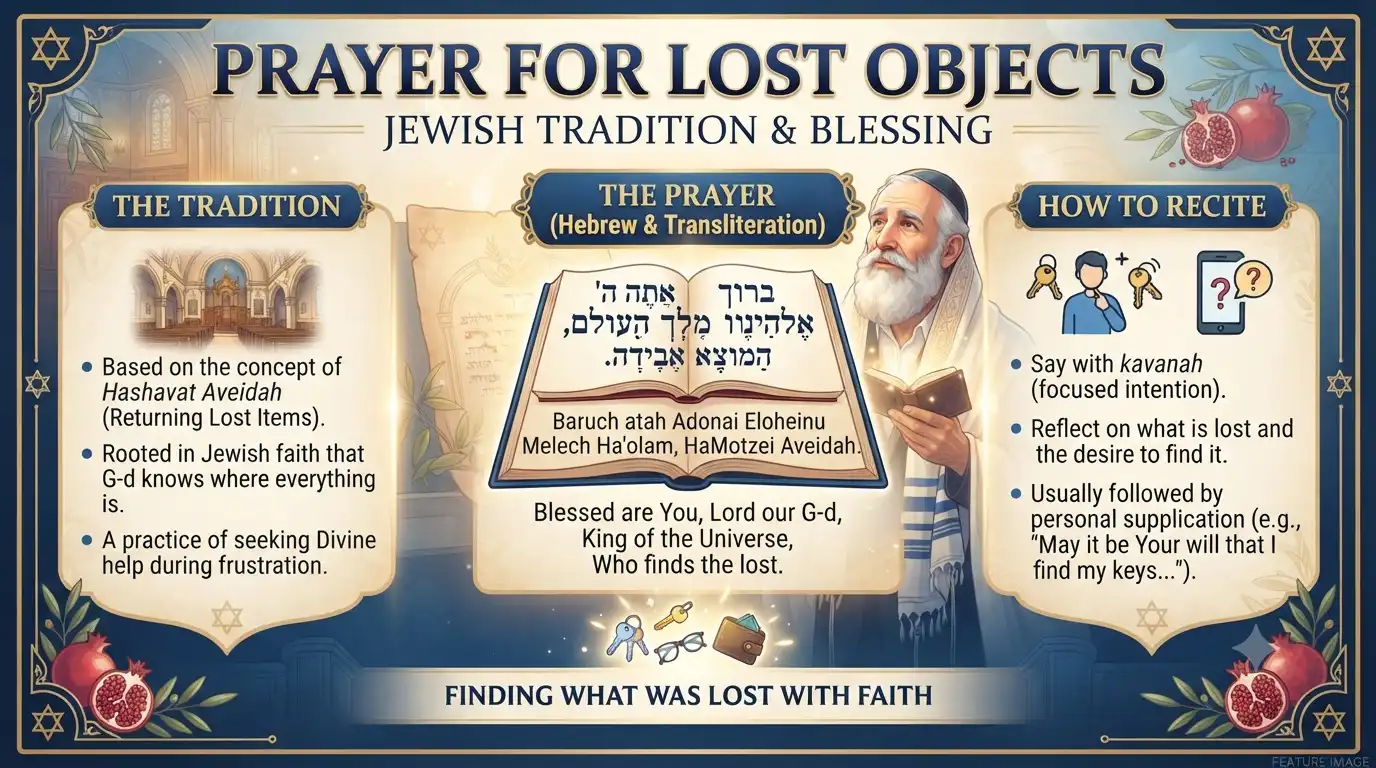 prayer for lost objects jewish