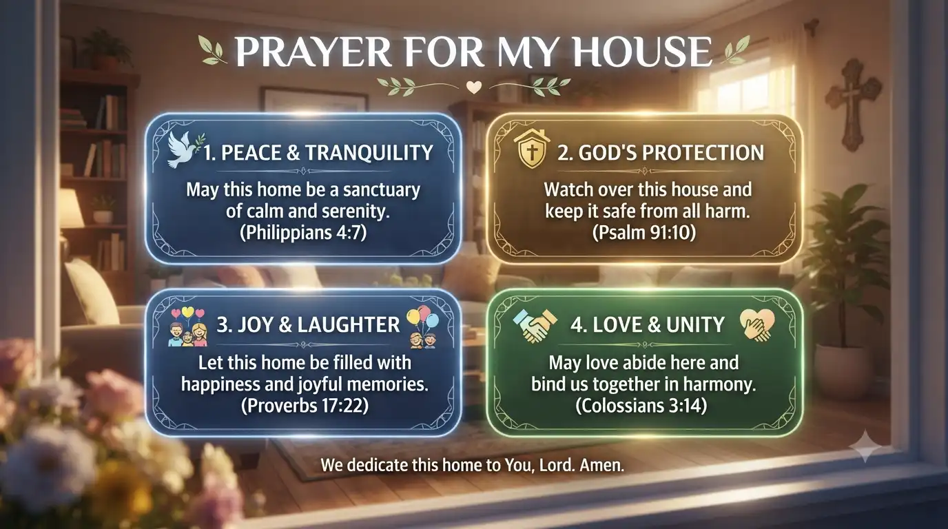 prayer for my house