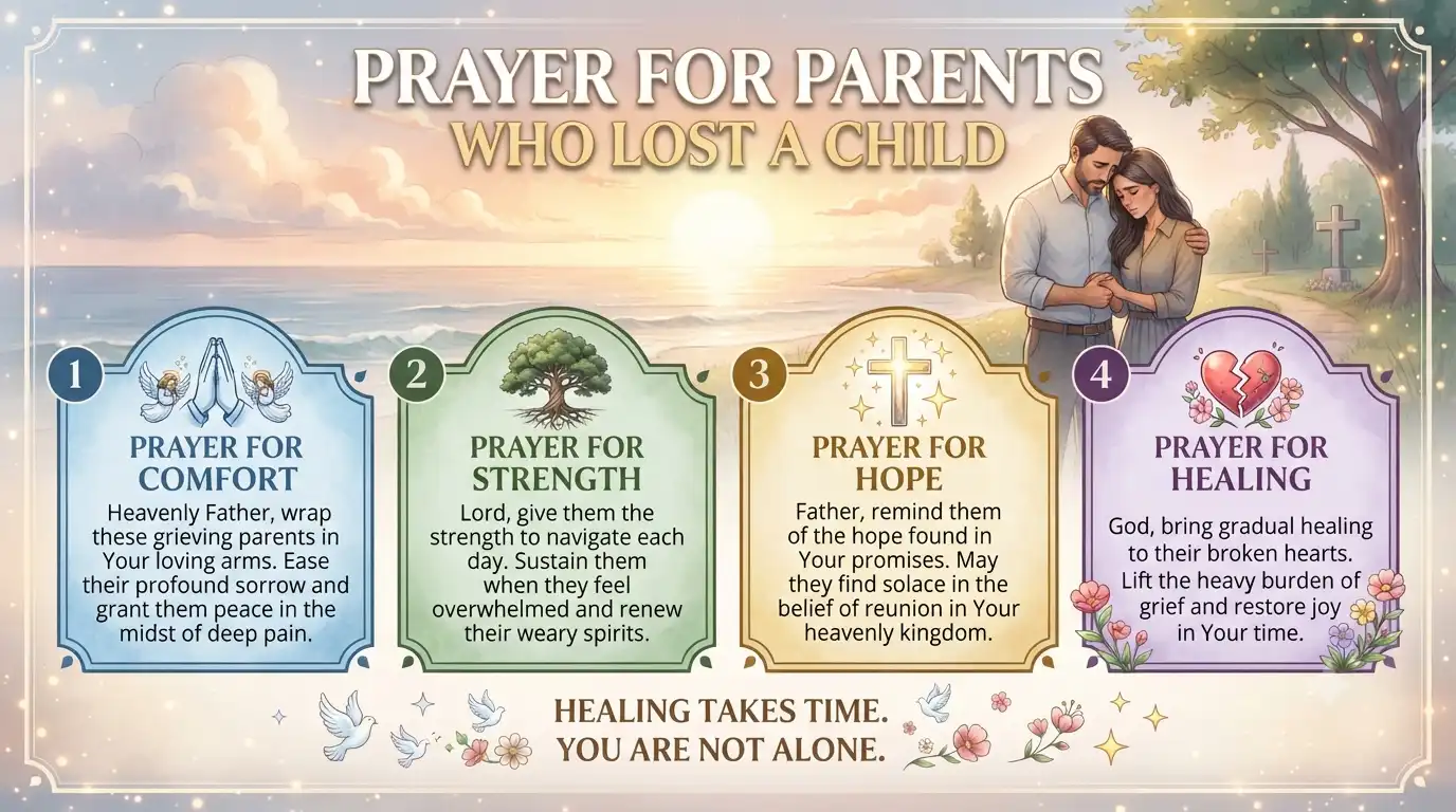 prayer for parents who lost a child