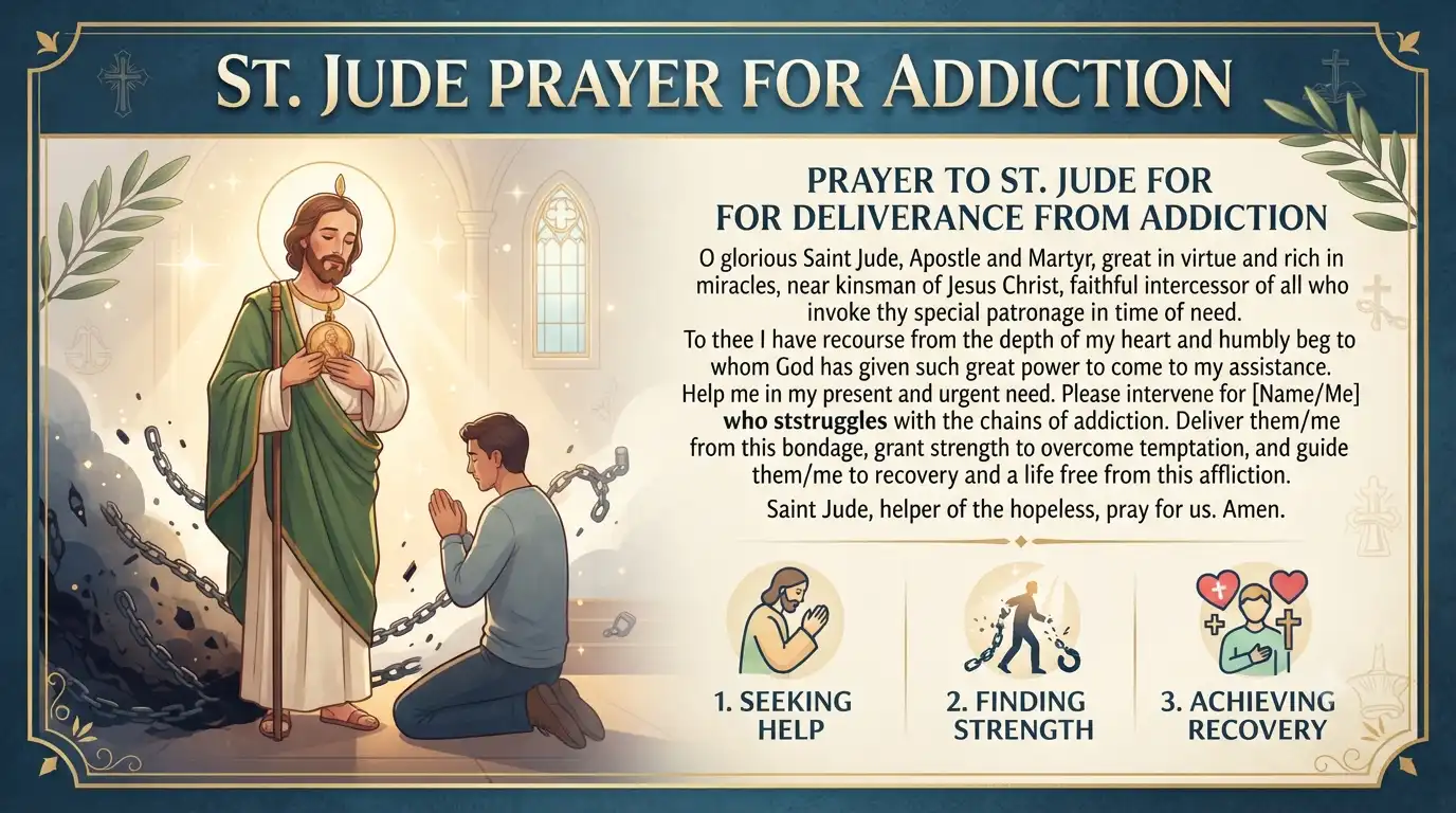 st jude prayer for addiction