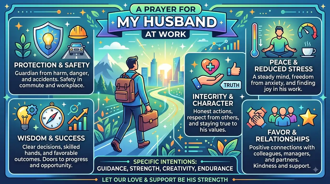 a prayer for my husband at work