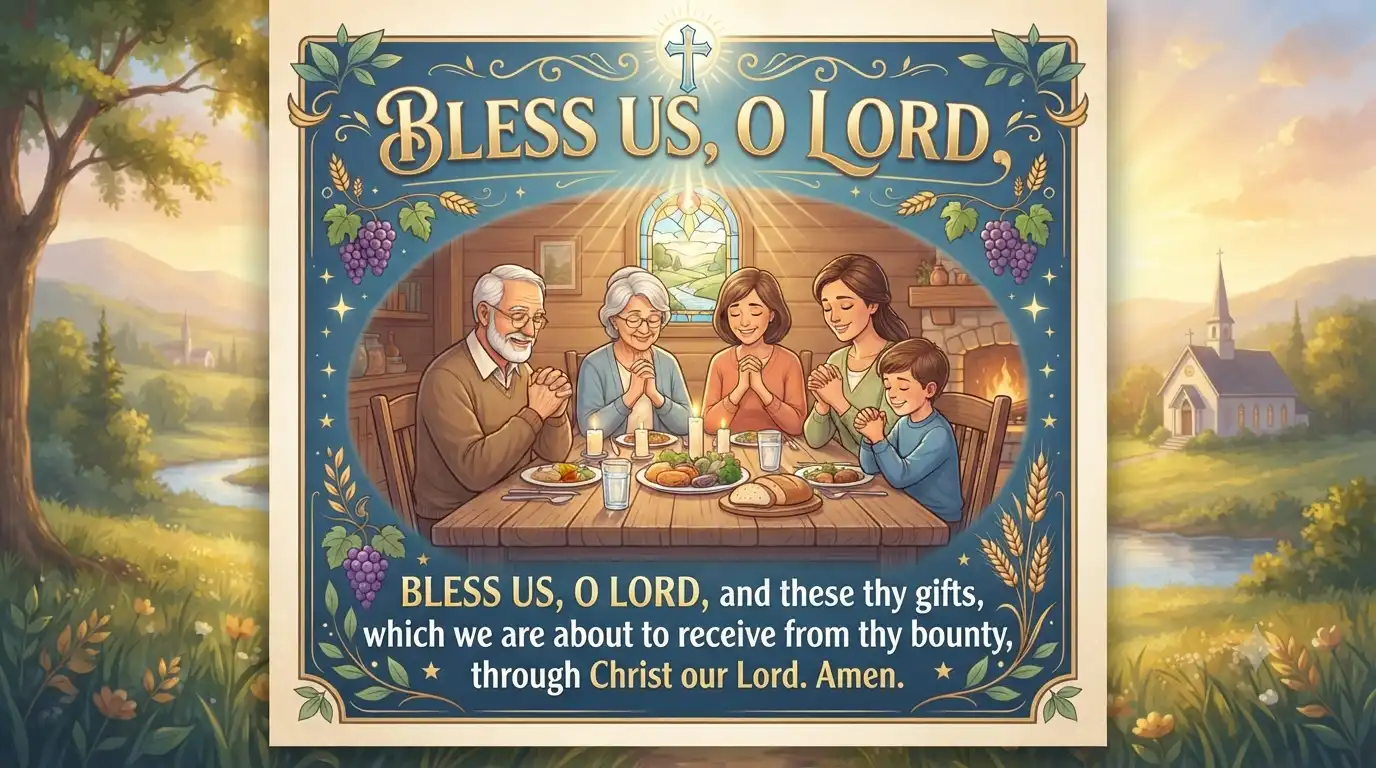 bless us o lord prayer