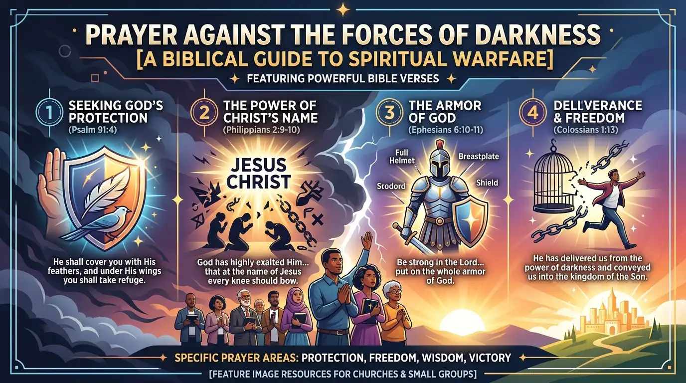 prayer against forces of darkness with bible verses