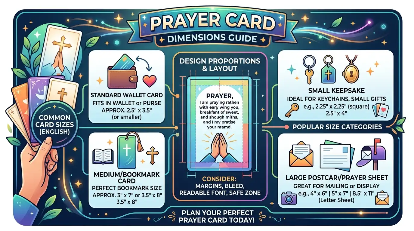 prayer card dimensions