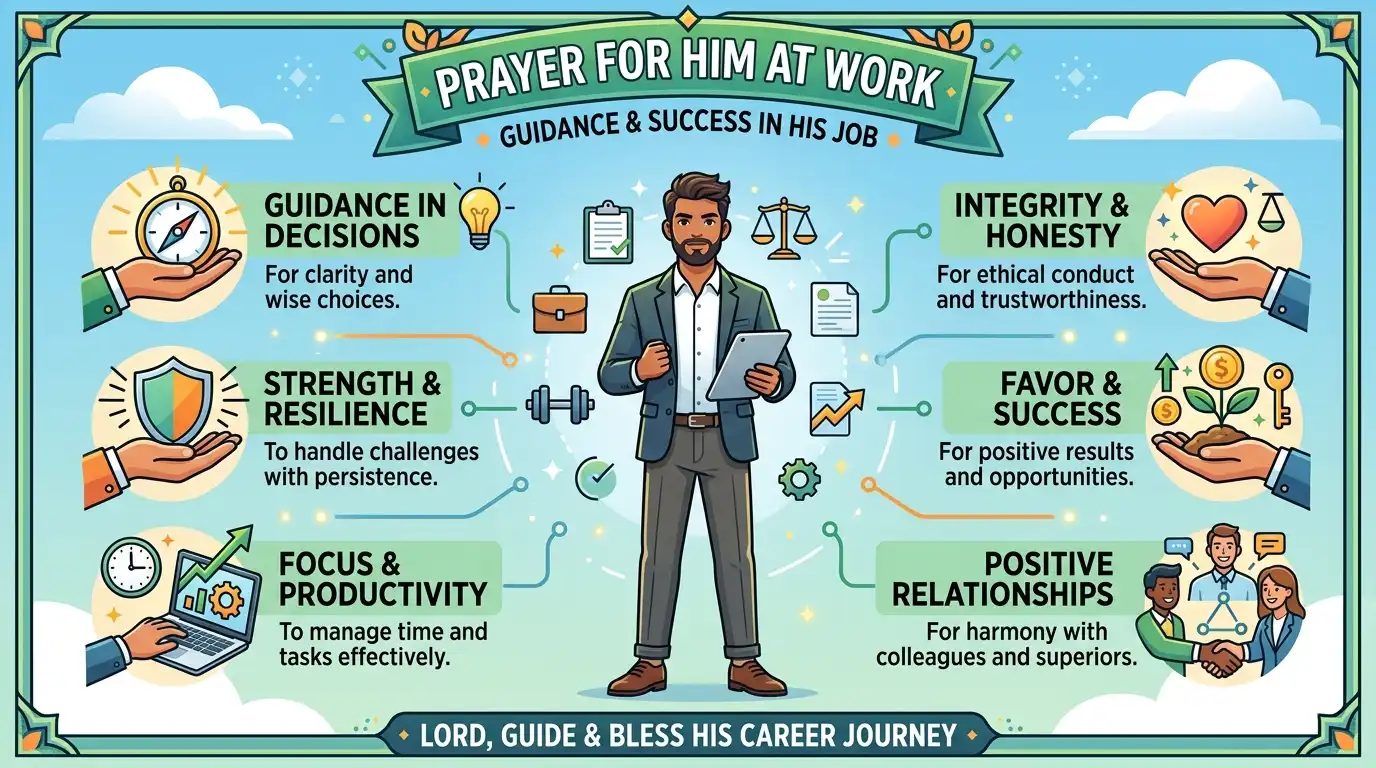 prayer for him at work