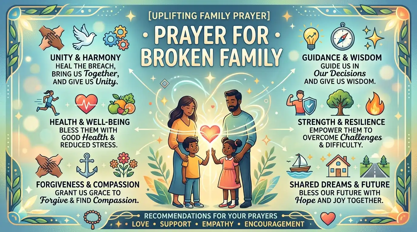 prayer for broken family