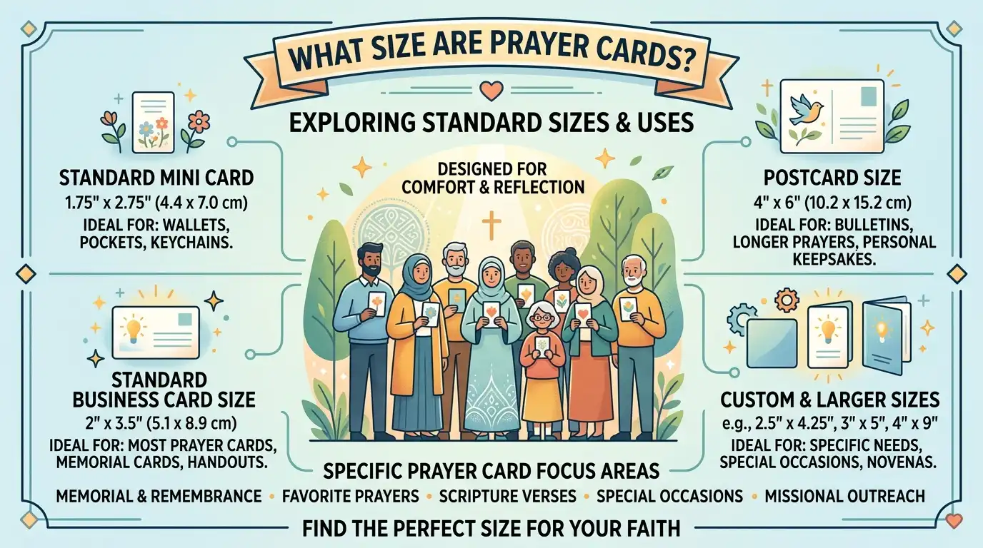 what size are prayer cards